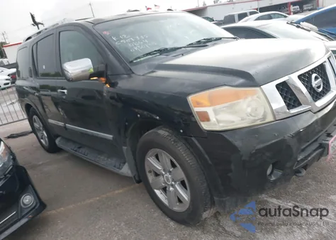 2012 Nissan Armada Platinum из США, поврежденный, VIN 5N1BA0NDXCN610864